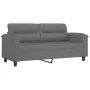 2-Sitzer-Sofa aus dunkelgrauem Mikrofaserstoff 140 cm von , Sofas - Ref: Foro24-359563, Preis: 224,16 €, Rabatt: %