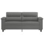 2-Sitzer-Sofa aus dunkelgrauem Mikrofaserstoff 140 cm von , Sofas - Ref: Foro24-359563, Preis: 227,49 €, Rabatt: %