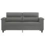 2-Sitzer-Sofa aus dunkelgrauem Mikrofaserstoff 140 cm von , Sofas - Ref: Foro24-359563, Preis: 224,16 €, Rabatt: %