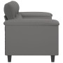 2-Sitzer-Sofa aus dunkelgrauem Mikrofaserstoff 140 cm von , Sofas - Ref: Foro24-359563, Preis: 227,49 €, Rabatt: %