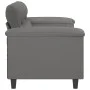 Sofá de 2 plazas de tela de microfibra gris oscuro 140 cm de , Sofás - Ref: Foro24-359563, Precio: 224,15 €, Descuento: %