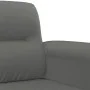 Sofá de 2 plazas de tela de microfibra gris oscuro 140 cm de , Sofás - Ref: Foro24-359563, Precio: 224,15 €, Descuento: %