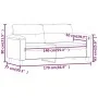 2-Sitzer-Sofa aus dunkelgrauem Mikrofaserstoff 140 cm von , Sofas - Ref: Foro24-359563, Preis: 224,16 €, Rabatt: %