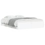 Cama con cajones madera de ingeniería blanca 140x190 cm de , Camas y somieres - Ref: Foro24-3207301, Precio: 225,39 €