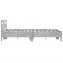 Concrete gray headboard bed frame and LED lights 120x200cm by , Beds and slatted bases - Ref: Foro24-3207556, Price: 145,67 €...