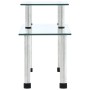 Transparentes Küchenregal aus gehärtetem Glas, 45 x 16 x 26 cm von vidaXL, Gewürzregale - Ref: Foro24-249523, Preis: 25,13 €,...
