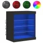 Black sideboard with LED lights 60.5x37x67 cm by , Sideboards - Ref: Foro24-836694, Price: 73,19 €, Discount: %