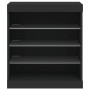 Black sideboard with LED lights 60.5x37x67 cm by , Sideboards - Ref: Foro24-836694, Price: 74,61 €, Discount: %