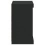 Black sideboard with LED lights 60.5x37x67 cm by , Sideboards - Ref: Foro24-836694, Price: 74,61 €, Discount: %