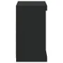 Black sideboard with LED lights 60.5x37x67 cm by , Sideboards - Ref: Foro24-836694, Price: 73,19 €, Discount: %