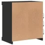 Black sideboard with LED lights 60.5x37x67 cm by , Sideboards - Ref: Foro24-836694, Price: 73,19 €, Discount: %