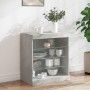 Sideboard mit betongrauen LED-Leuchten 60,5x37x67 cm von , Sideboards - Ref: Foro24-836696, Preis: 63,86 €, Rabatt: %