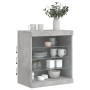 Sideboard mit betongrauen LED-Leuchten 60,5x37x67 cm von , Sideboards - Ref: Foro24-836696, Preis: 63,86 €, Rabatt: %