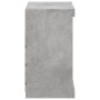 Sideboard with LED lights concrete gray 60.5x37x67 cm by , Sideboards - Ref: Foro24-836696, Price: 63,86 €, Discount: %