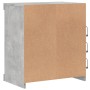 Sideboard mit betongrauen LED-Leuchten 60,5x37x67 cm von , Sideboards - Ref: Foro24-836696, Preis: 63,86 €, Rabatt: %