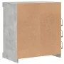 Sideboard with LED lights concrete gray 60.5x37x67 cm by , Sideboards - Ref: Foro24-836696, Price: 62,56 €, Discount: %