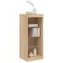 Aparador con luces LED roble Sonoma 41x37x100 cm de , Aparadores - Ref: Foro24-836730, Precio: 72,30 €, Descuento: %