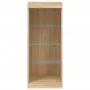 Sideboard with LED lights Sonoma oak 41x37x100 cm by , Sideboards - Ref: Foro24-836730, Price: 70,70 €, Discount: %