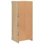 Aparador con luces LED roble Sonoma 41x37x100 cm de , Aparadores - Ref: Foro24-836730, Precio: 72,30 €, Descuento: %