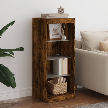 Sideboard mit LED-Leuchten Räuchereiche 41x37x100 cm von , Sideboards - Ref: Foro24-836732, Preis: 66,66 €, Rabatt: %
