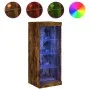 Sideboard with smoked oak LED lights 41x37x100 cm by , Sideboards - Ref: Foro24-836732, Price: 65,65 €, Discount: %