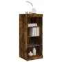 Sideboard with smoked oak LED lights 41x37x100 cm by , Sideboards - Ref: Foro24-836732, Price: 65,65 €, Discount: %