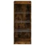Sideboard with smoked oak LED lights 41x37x100 cm by , Sideboards - Ref: Foro24-836732, Price: 65,65 €, Discount: %