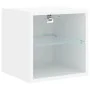 Muebles de TV de pared con LED 6 pzas madera ingeniería blanco by , TV Furniture - Ref: Foro24-3216732, Price: 240,84 €, Disc...