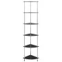 6-stufiges Regal aus schwarzem Hartglas, 30 x 30 x 160 cm von vidaXL, Bücherregale und Regale - Ref: Foro24-249522, Preis: 56...