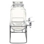 Getränkespender mit Halterung 2 Einheiten Glas 2 x 4 L von vidaXL, Getränkespender - Ref: Foro24-50830, Preis: 45,52 €, Rabat...