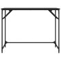 Schreibtisch aus Holzwerkstoff und schwarzem Stahl 100x45x76 cm von , Schreibtische - Ref: Foro24-842266, Preis: 52,66 €, Rab...