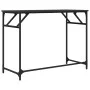 Escritorio de madera de ingeniería y acero negro 100x45x76 cm de , Escritorios - Ref: Foro24-842266, Precio: 51,97 €, Descuen...