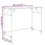 Escritorio de madera de ingeniería y acero negro 100x45x76 cm de , Escritorios - Ref: Foro24-842266, Precio: 51,97 €, Descuen...