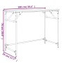 Schreibtisch aus Holzwerkstoff und schwarzem Stahl 100x45x76 cm von , Schreibtische - Ref: Foro24-842266, Preis: 52,66 €, Rab...