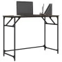 Engineered wood and steel brown oak desk 100x45x76 cm by , Desks - Ref: Foro24-842270, Price: 51,00 €, Discount: %