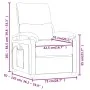 Light gray fabric massage chair by , Electric massage chairs - Ref: Foro24-348469, Price: 208,11 €, Discount: %