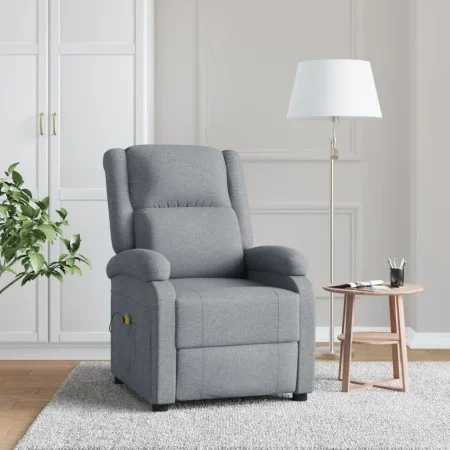 Light gray fabric massage chair by , Electric massage chairs - Ref: Foro24-340936, Price: 230,15 €, Discount: %