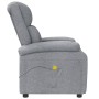 Sillón de masaje tela gris claro de , Sillones de masaje eléctricos - Ref: Foro24-340936, Precio: 234,40 €