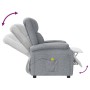 Sillón de masaje tela gris claro de , Sillones de masaje eléctricos - Ref: Foro24-340936, Precio: 234,40 €
