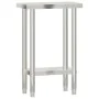 Stainless steel kitchen work table 55x30x85 cm by , Restoration - Ref: Foro24-376450, Price: 119,38 €, Discount: %