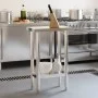 Stainless steel kitchen work table 55x30x85 cm by , Restoration - Ref: Foro24-376450, Price: 119,38 €, Discount: %