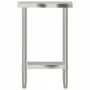 Küchenarbeitstisch aus Edelstahl 55x30x85 cm von , Wiederherstellung - Ref: Foro24-376450, Preis: 119,33 €, Rabatt: %
