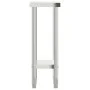 Stainless steel kitchen work table 55x30x85 cm by , Restoration - Ref: Foro24-376450, Price: 119,38 €, Discount: %