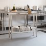 Küchenarbeitstisch aus Edelstahl 110x30x85 cm von , Wiederherstellung - Ref: Foro24-376452, Preis: 161,06 €, Rabatt: %