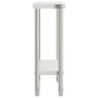 Stainless steel kitchen work table 110x30x85 cm by , Restoration - Ref: Foro24-376452, Price: 161,06 €, Discount: %