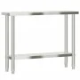 Küchenarbeitstisch aus Edelstahl 110x30x85 cm von , Wiederherstellung - Ref: Foro24-376452, Preis: 157,17 €, Rabatt: %