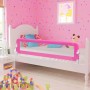 Barandilla de seguridad cama de niño 2 uds rosa 150x42 cm de vidaXL, Barandillas de seguridad - Ref: Foro24-276086, Precio: 5...