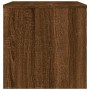 Mueble de TV madera de ingeniería marrón roble 80x40x40 cm