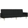 Two-seater black fabric sofa bed by , Sofas - Ref: Foro24-375760, Price: 290,91 €, Discount: %