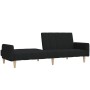 Two-seater black fabric sofa bed by , Sofas - Ref: Foro24-375760, Price: 270,97 €, Discount: %